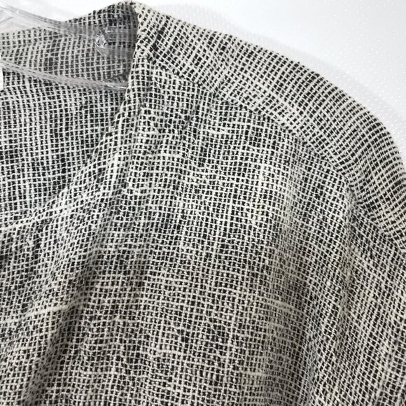 Vintage Wide Leg Trouser Pants and Belted Jacket Black White Women M, SANGAM - Picture 9 of 16